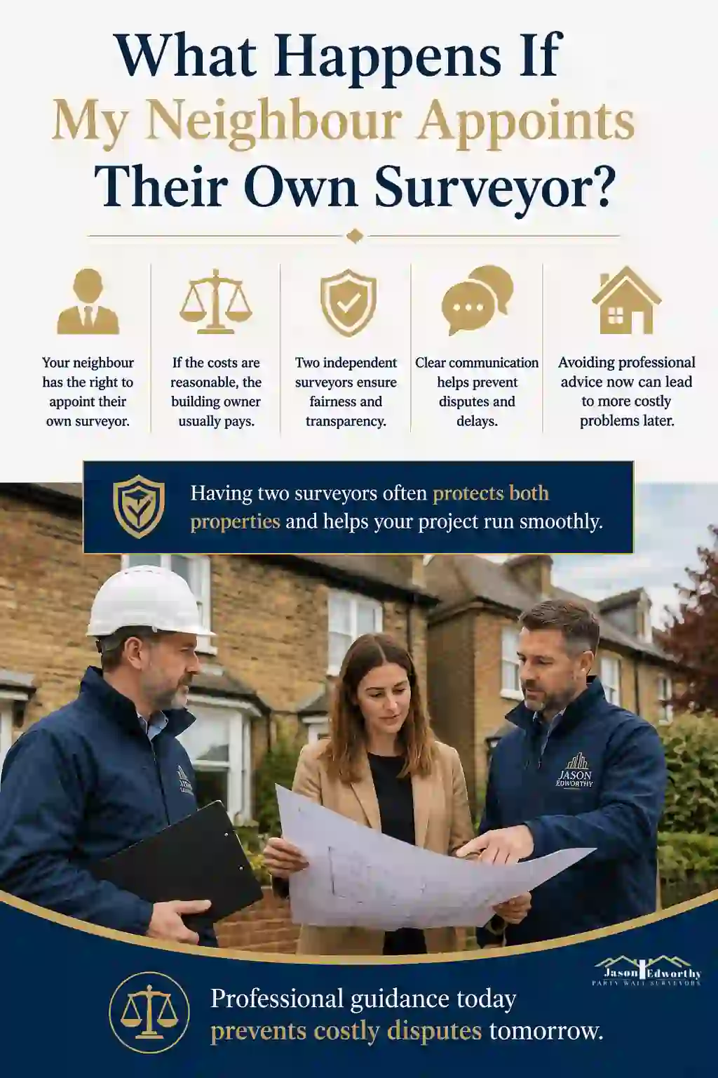 What Happens If My Neighbour Appoints Their Own Surveyor Gillingham?