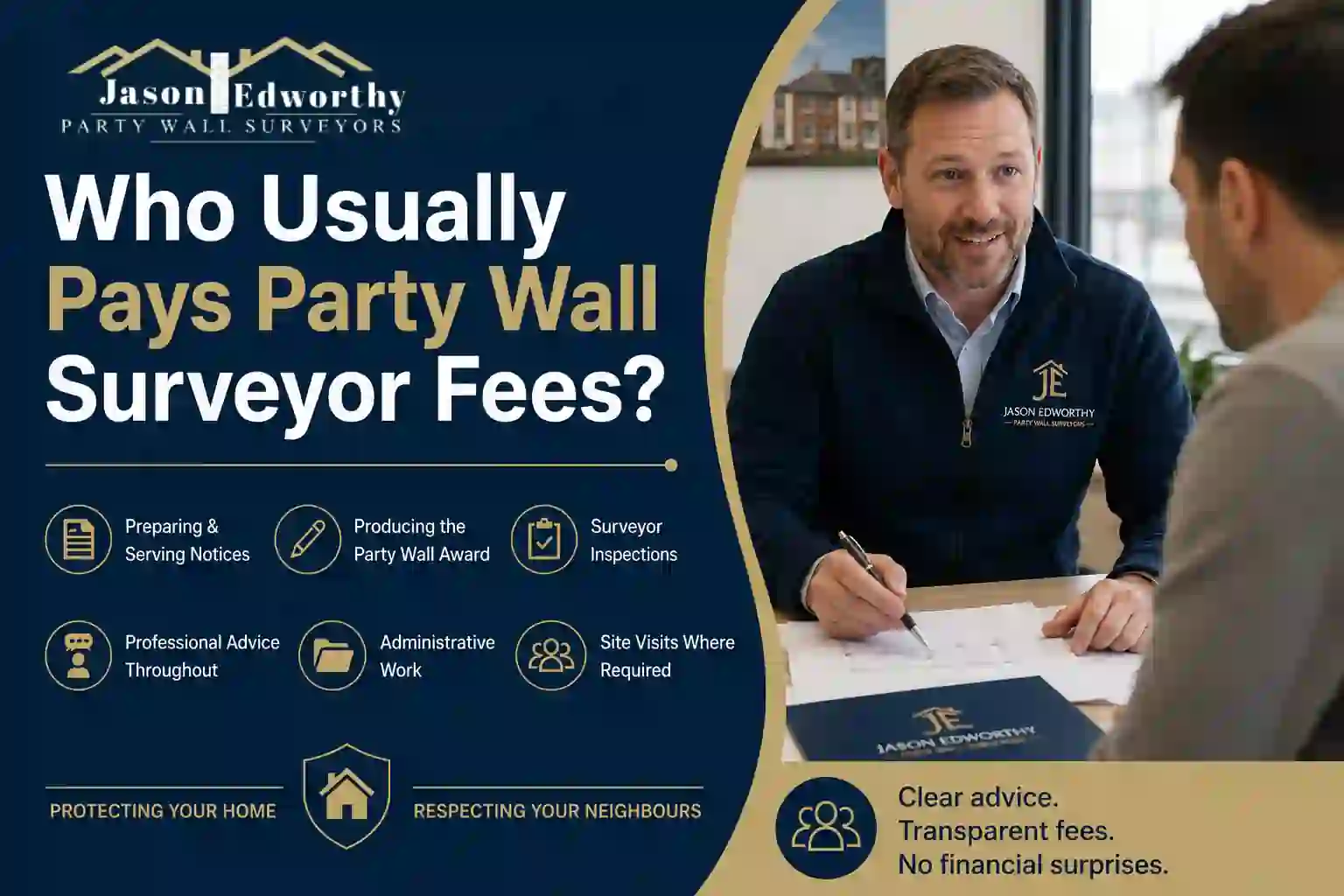 Who Usually Pays Party Wall Surveyor Fees Gillingham?